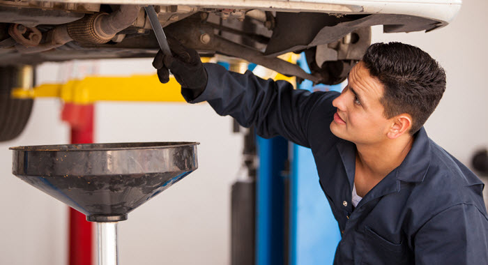 Volkswagen-Oil-Drain-Out